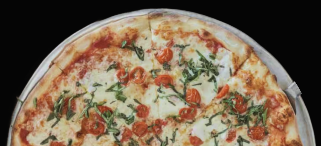 Ocean Side Pizza dining at The Alamo of Cocoa