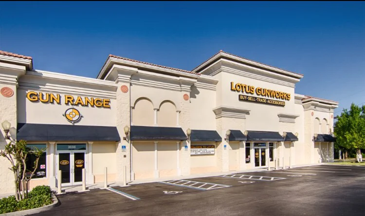 Lotus Gunworks storefront at Jensen Beach